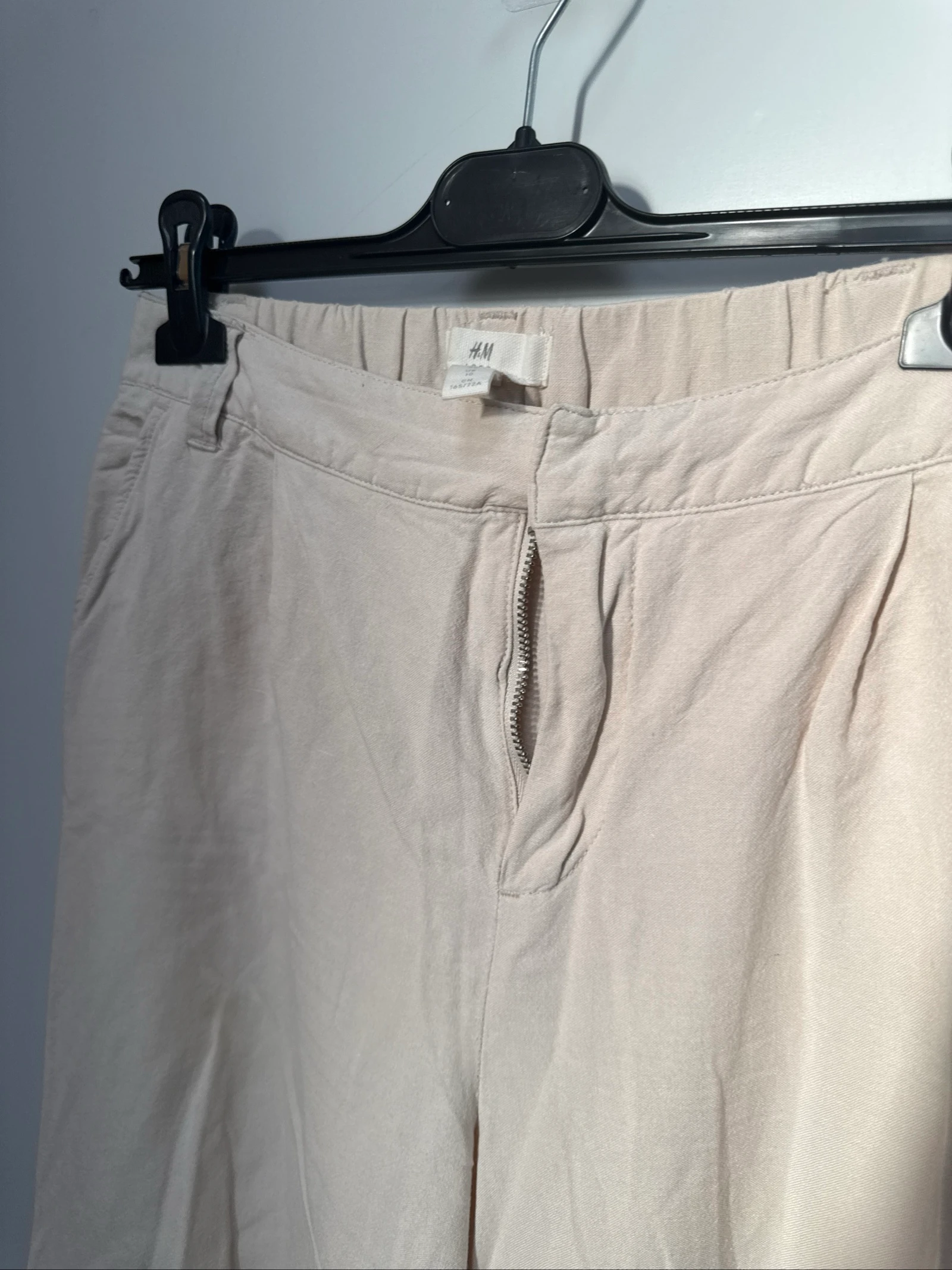 Calça de linho H&M mulher bege tamanho 38 – photo 2